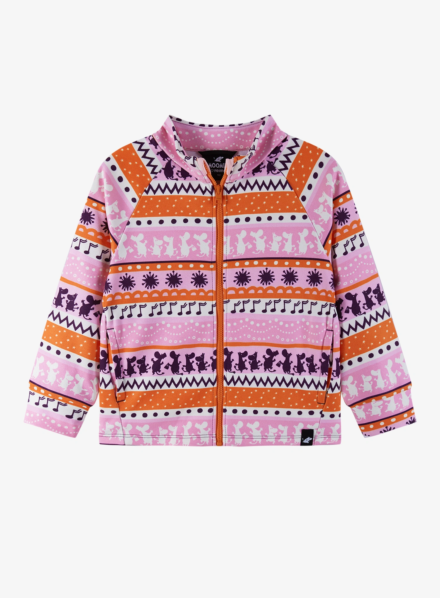 Dívčí mikina Reima Moomin Tarpeen - rose pink