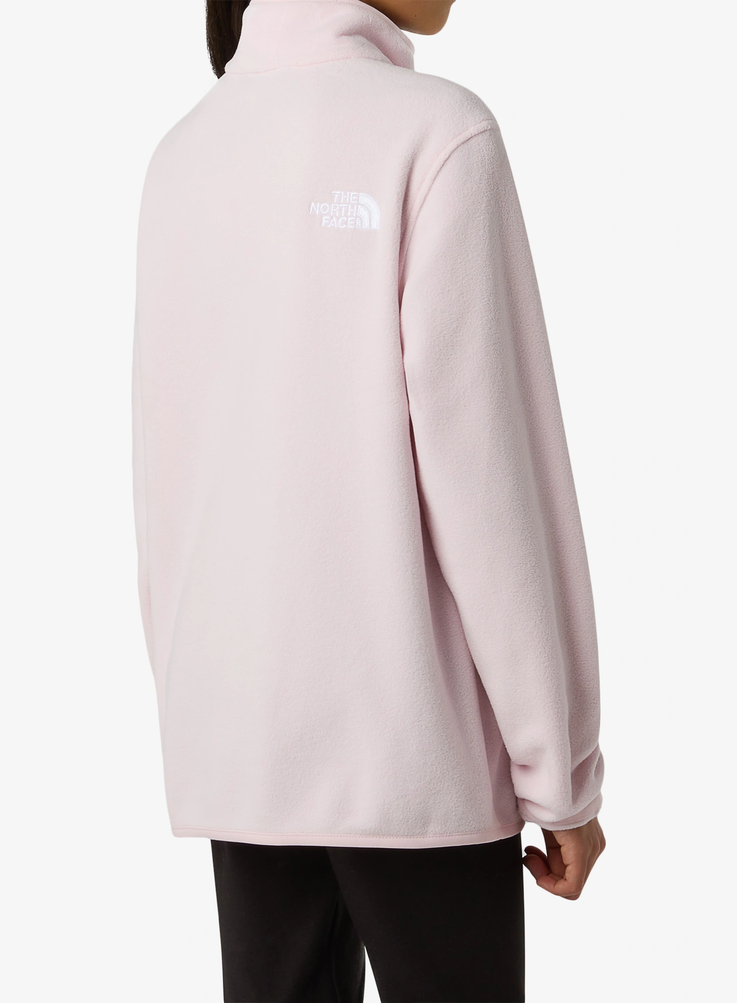 Dívčí mikina The North Face Glacier 1/4 Zip Pullover - pale blossom