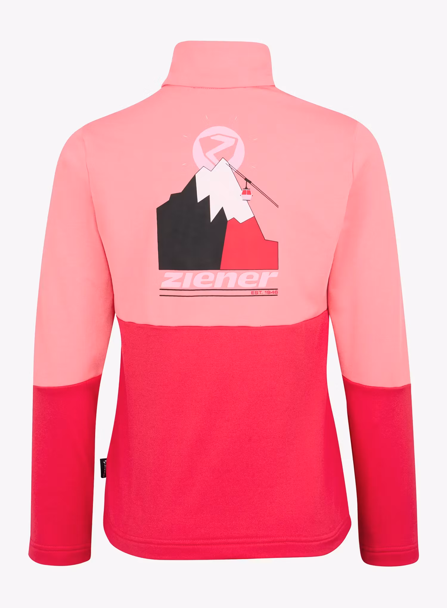 Dívčí mikina Ziener Jarps Midlayer - pink