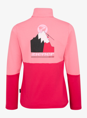 Dívčí mikina Ziener Jarps Midlayer - pink