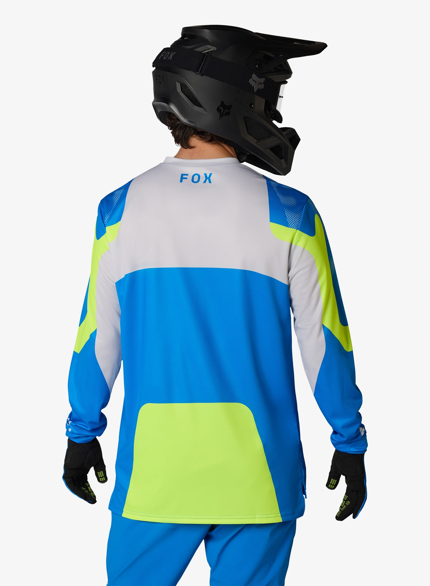 Enduro mikina Fox Ranger LS Jersey Tactile - blue jewel