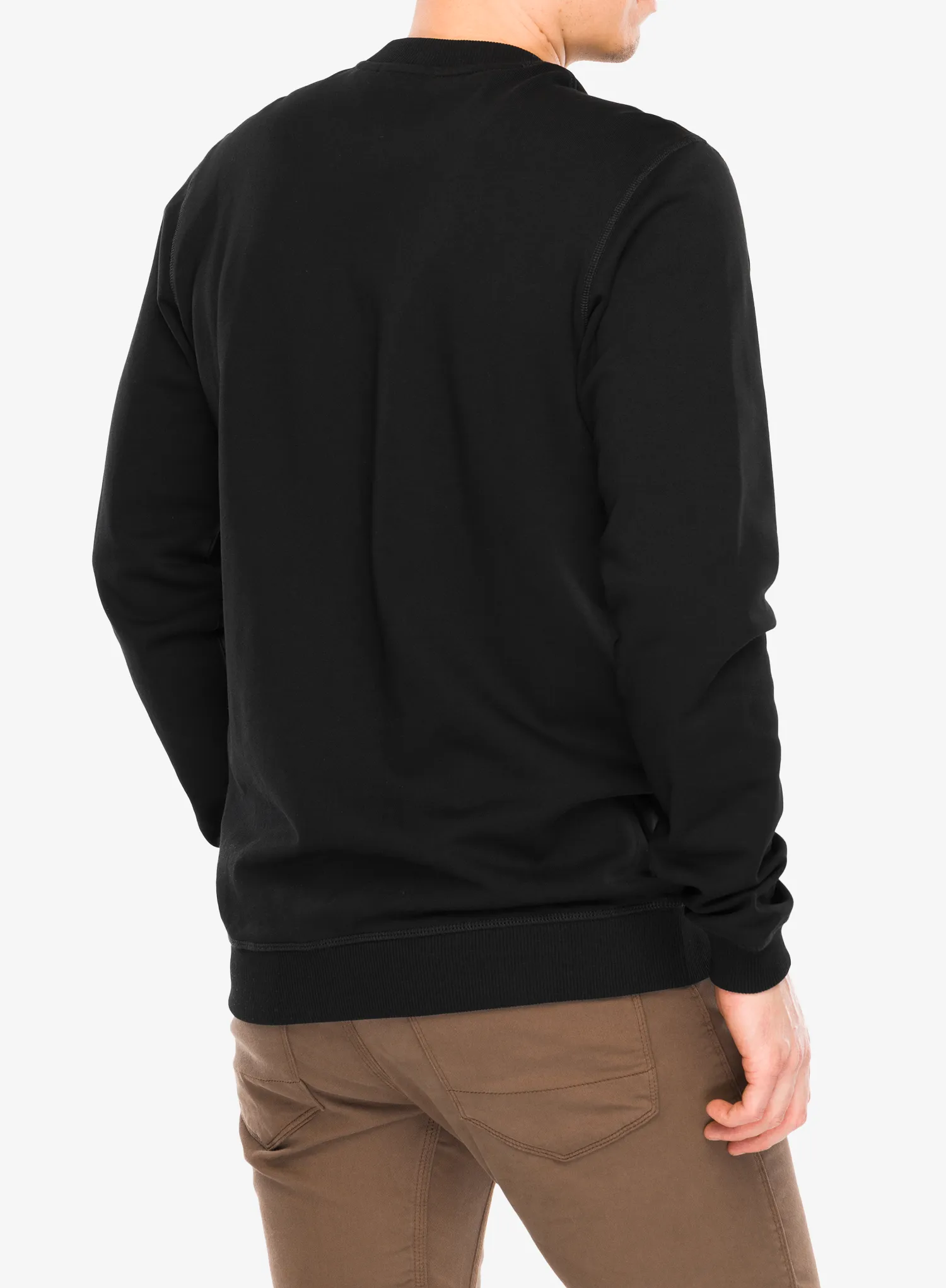 Mikina Fjallraven 1960 Logo Badge Sweater - black