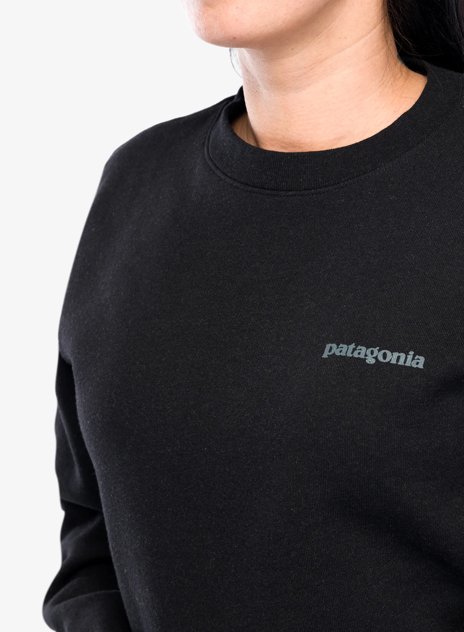 Mikina Patagonia Fitz Roy Icon Uprisal Crew Sweatshirt - ink black