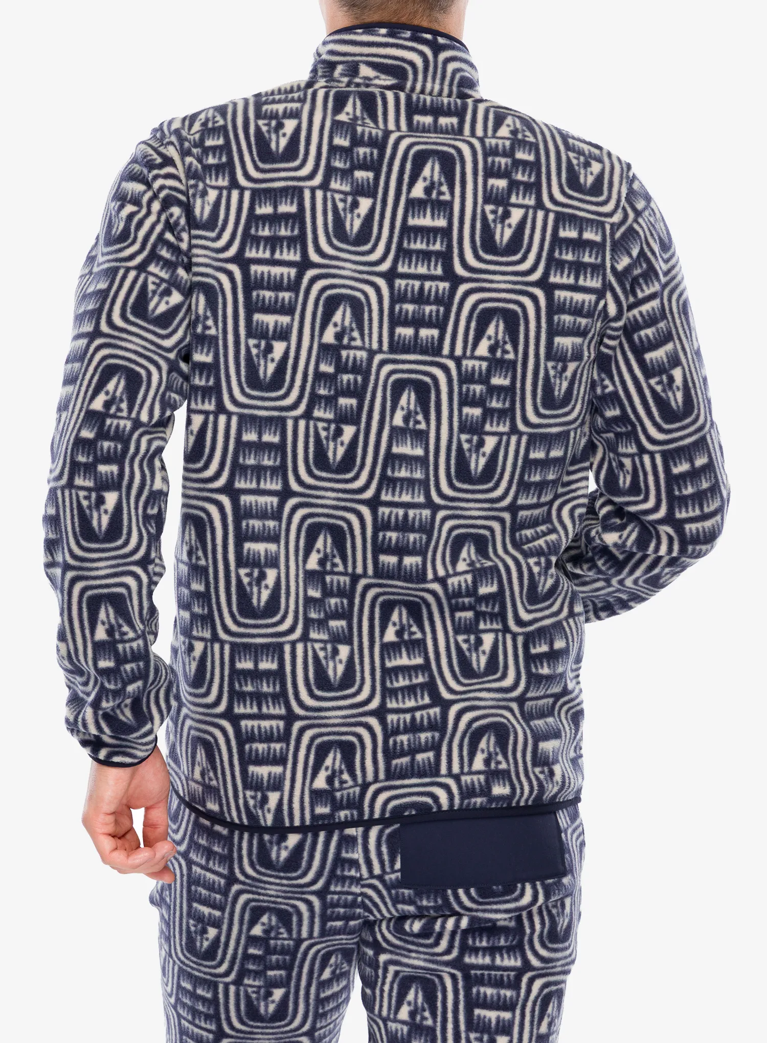 Mikina Patagonia Lightweight Synch Snap-T Pullover - flow/sunken blue