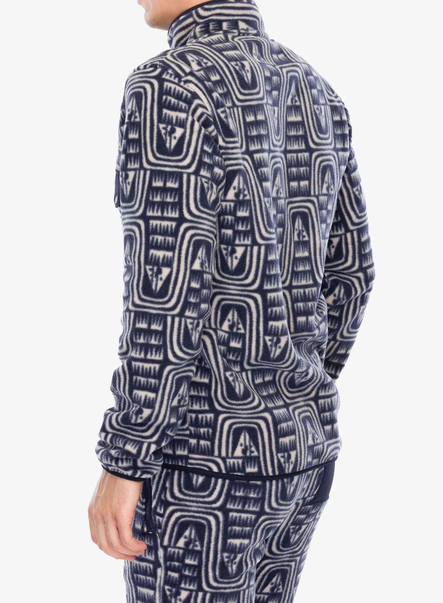 Mikina Patagonia Lightweight Synch Snap-T Pullover - flow/sunken blue