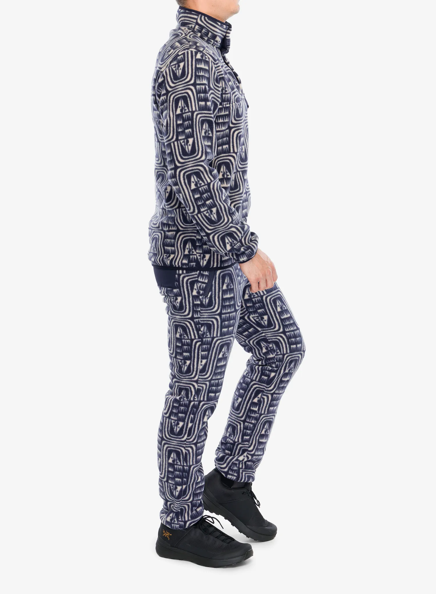 Mikina Patagonia Lightweight Synch Snap-T Pullover - flow/sunken blue