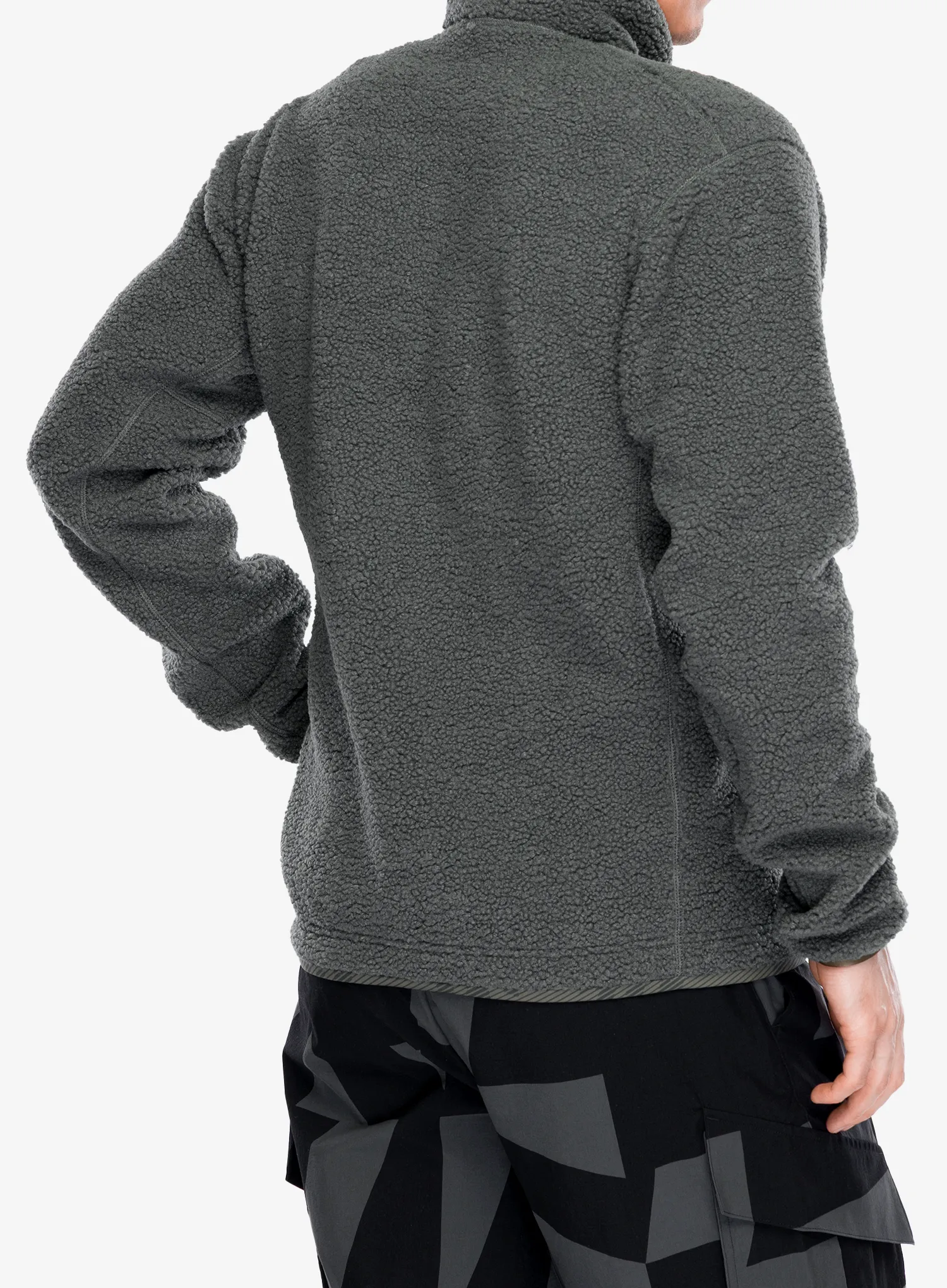 Fleece mikina adidas TERREX Xploric High Pile Fleece Pullover Sweatshirt - legend ivy