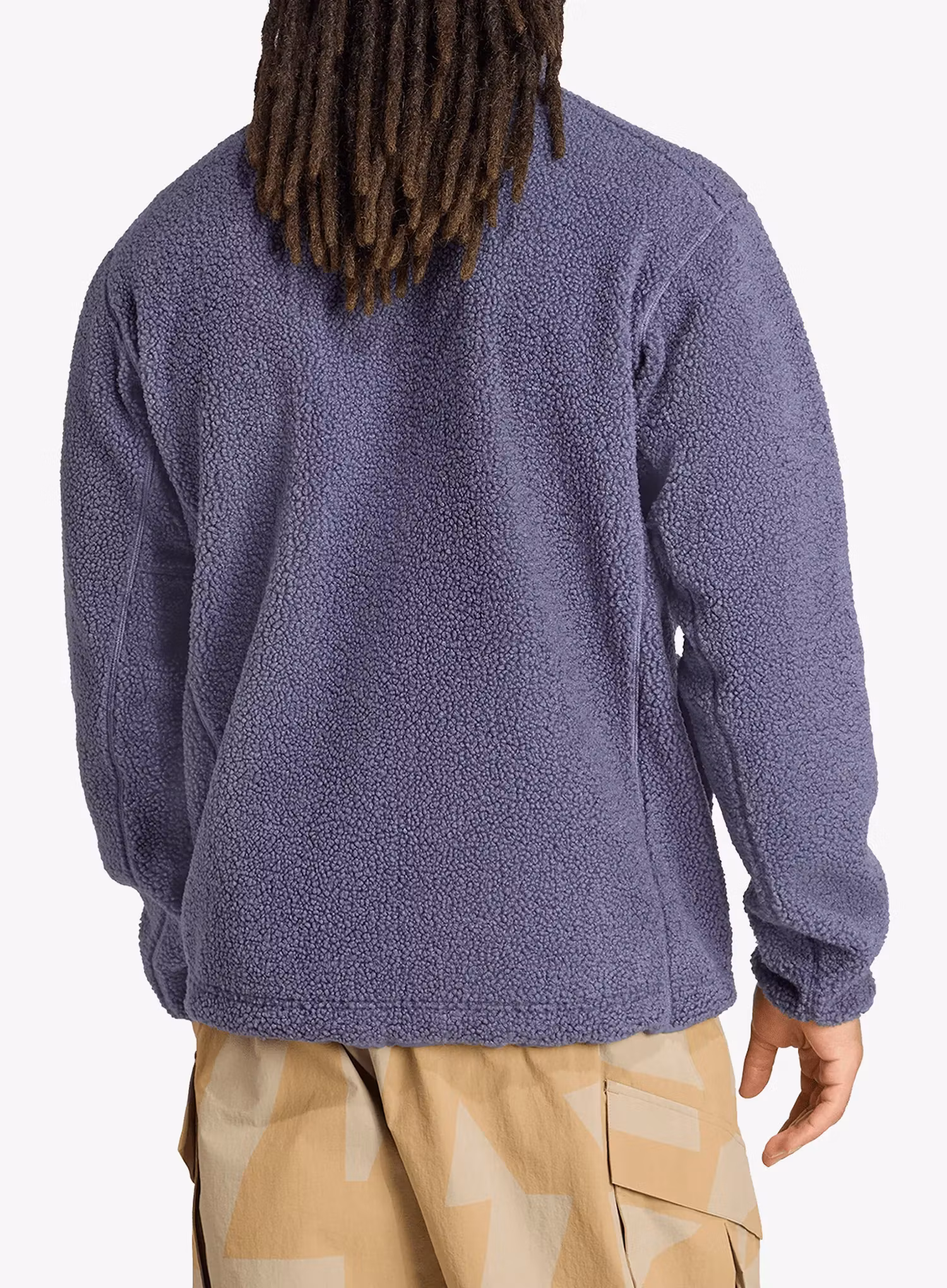 Fleece mikina adidas TERREX Xploric High Pile Fleece Pullover Sweatshirt - preloved violet
