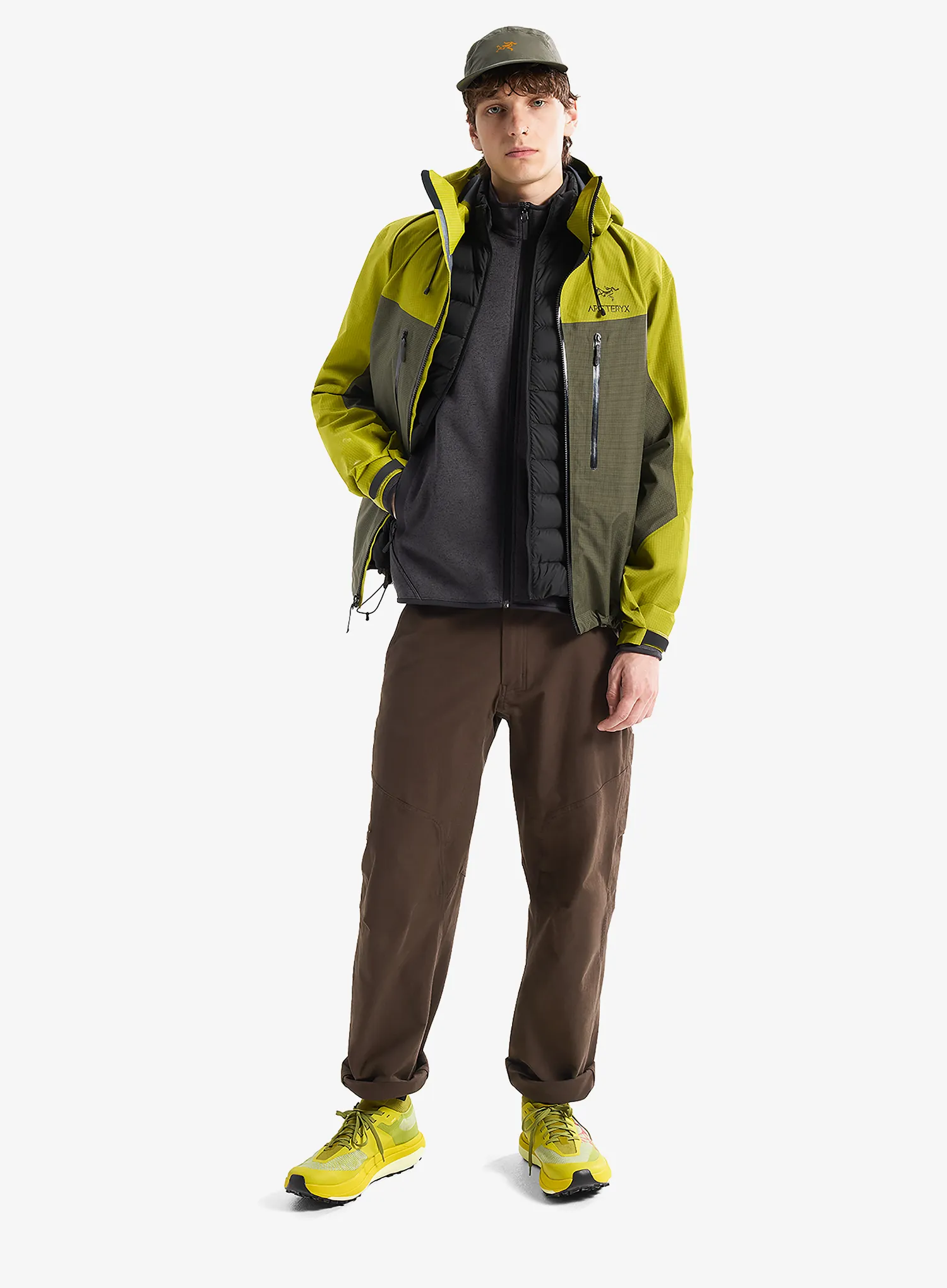 Fleece mikina Arcteryx Covert Cardigan - black heather ii