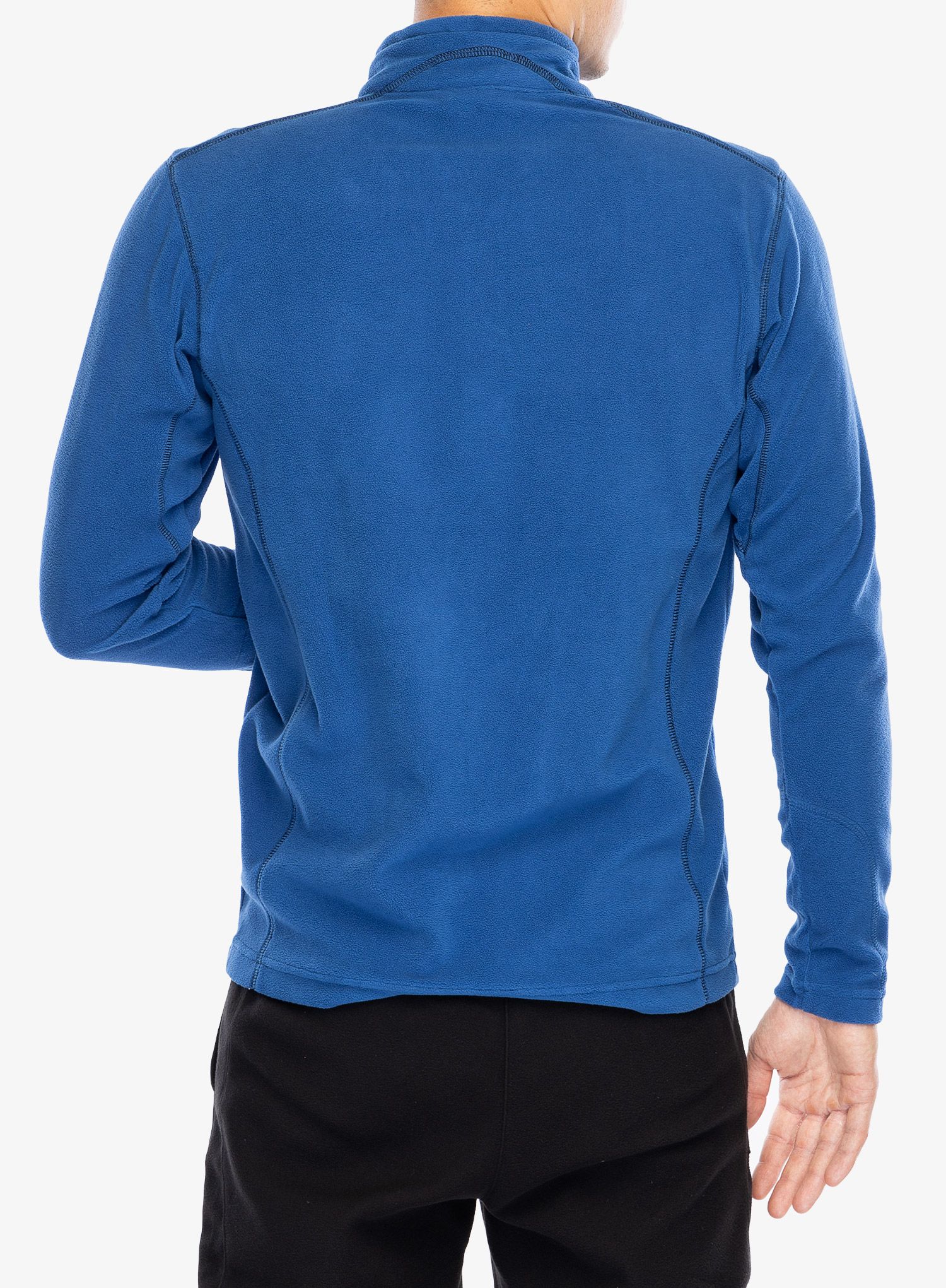 Fleece mikina Columbia Klamath Range II Half Zip - mountain blue