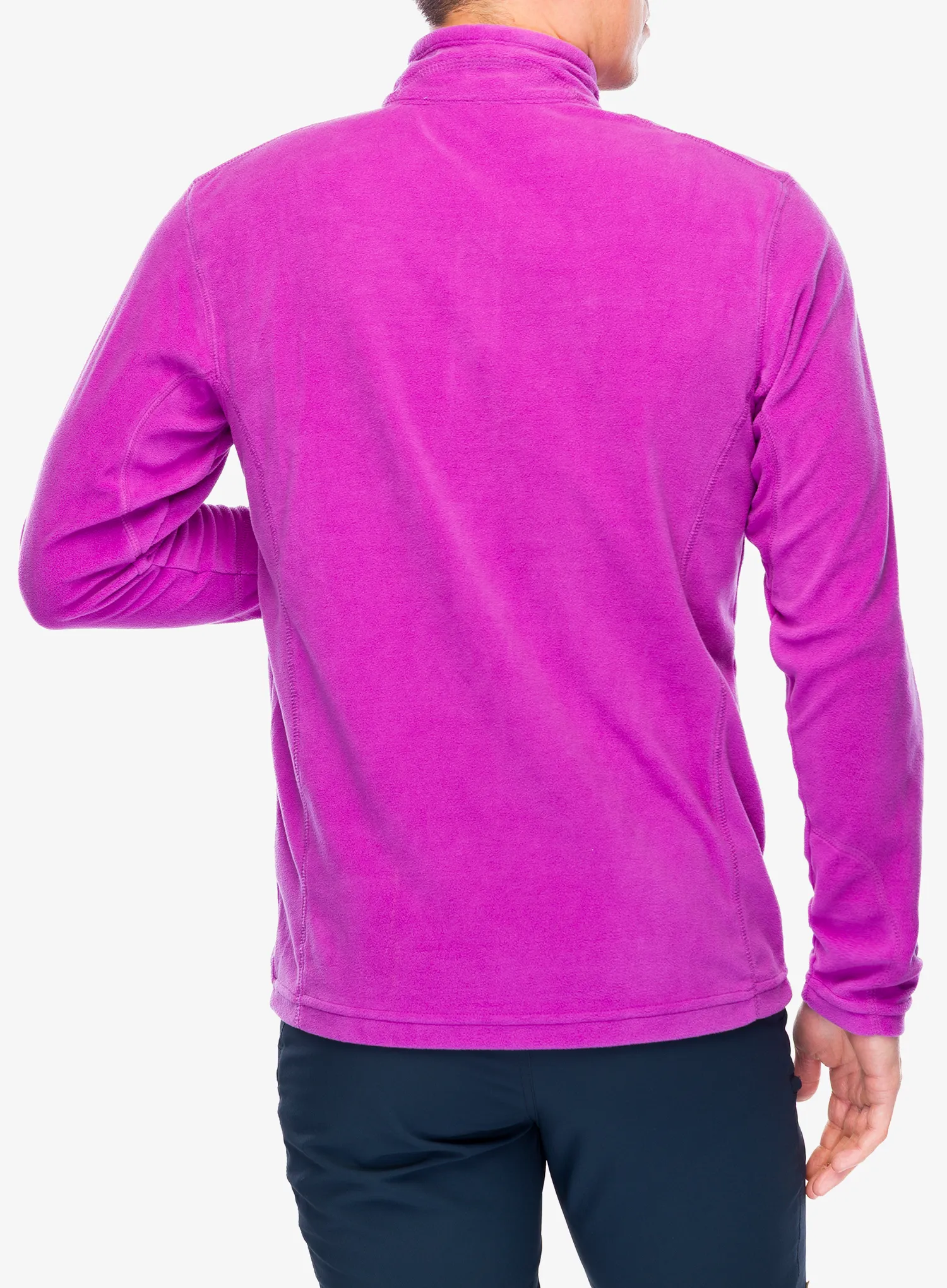 Fleece mikina Columbia Klamath Range II Half Zip - razzle