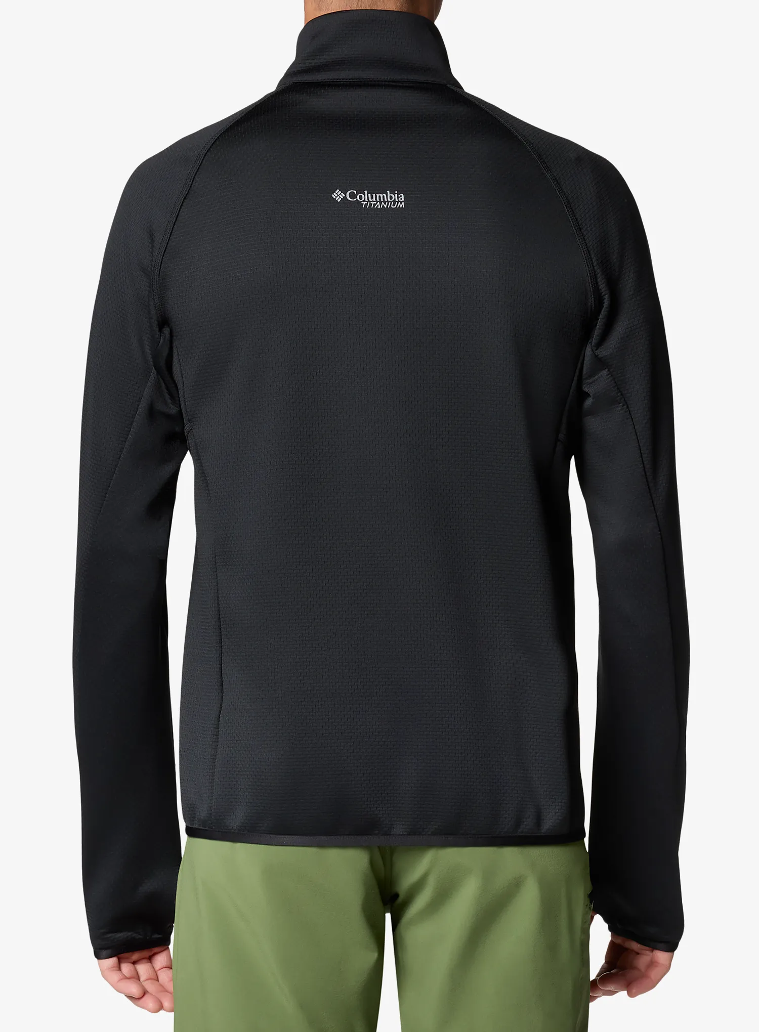Fleece mikina Columbia Triple Canyon Grid Fleece Full Zip II - black