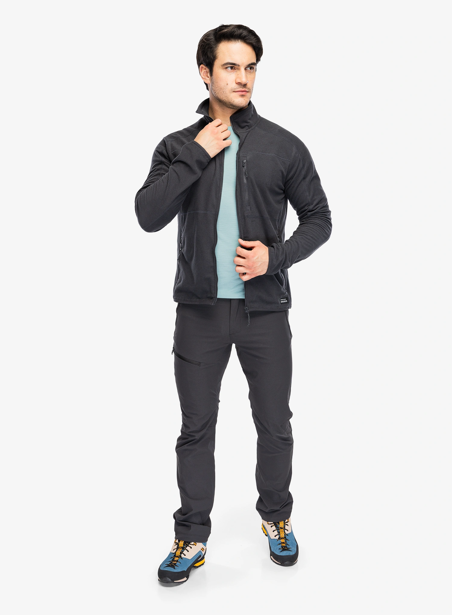 Fleece mikina Craghoppers NosiLife Spry II Jacket - dark iron