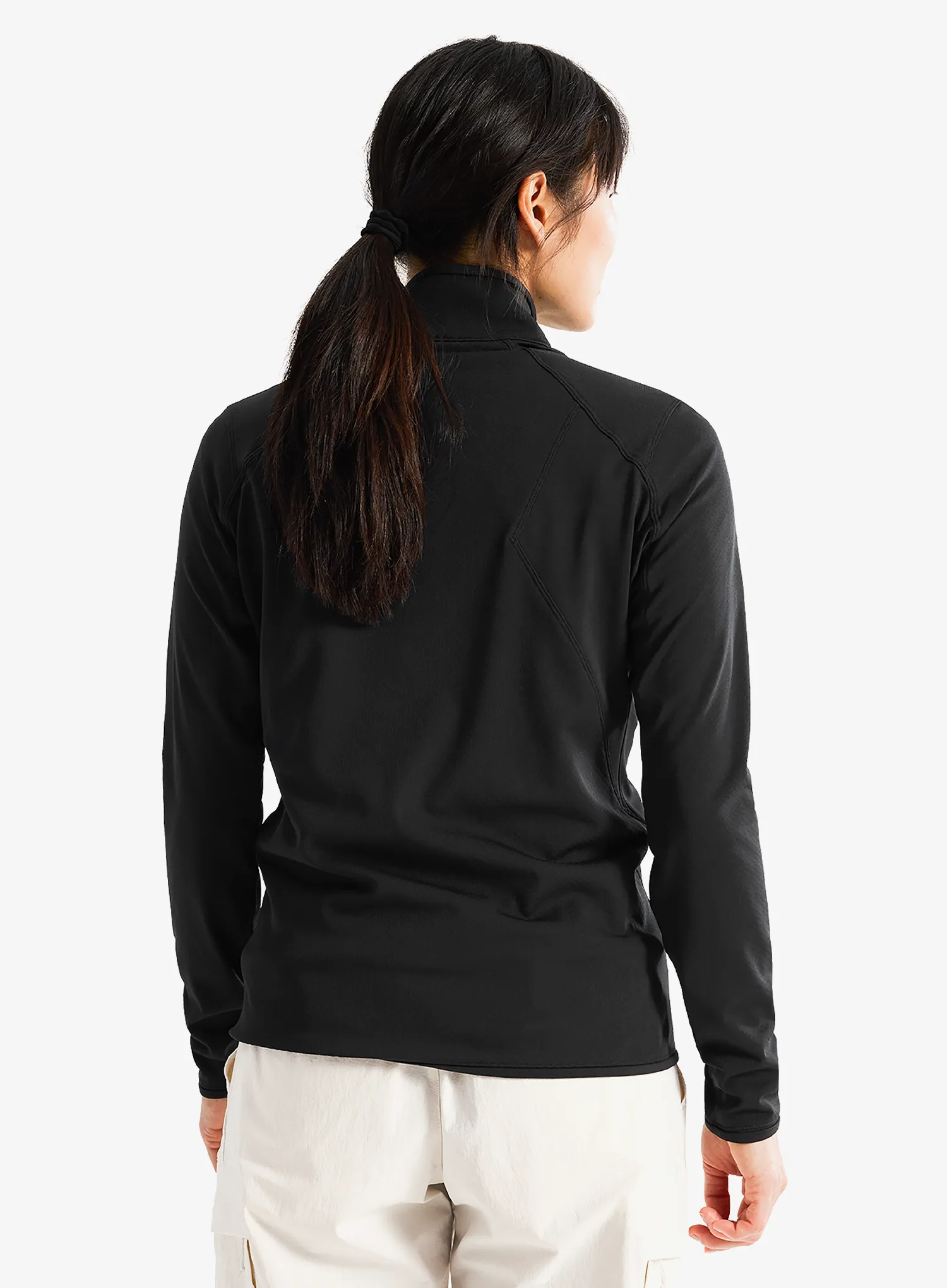 Fleece mikina dámská Arcteryx Delta Jacket - black