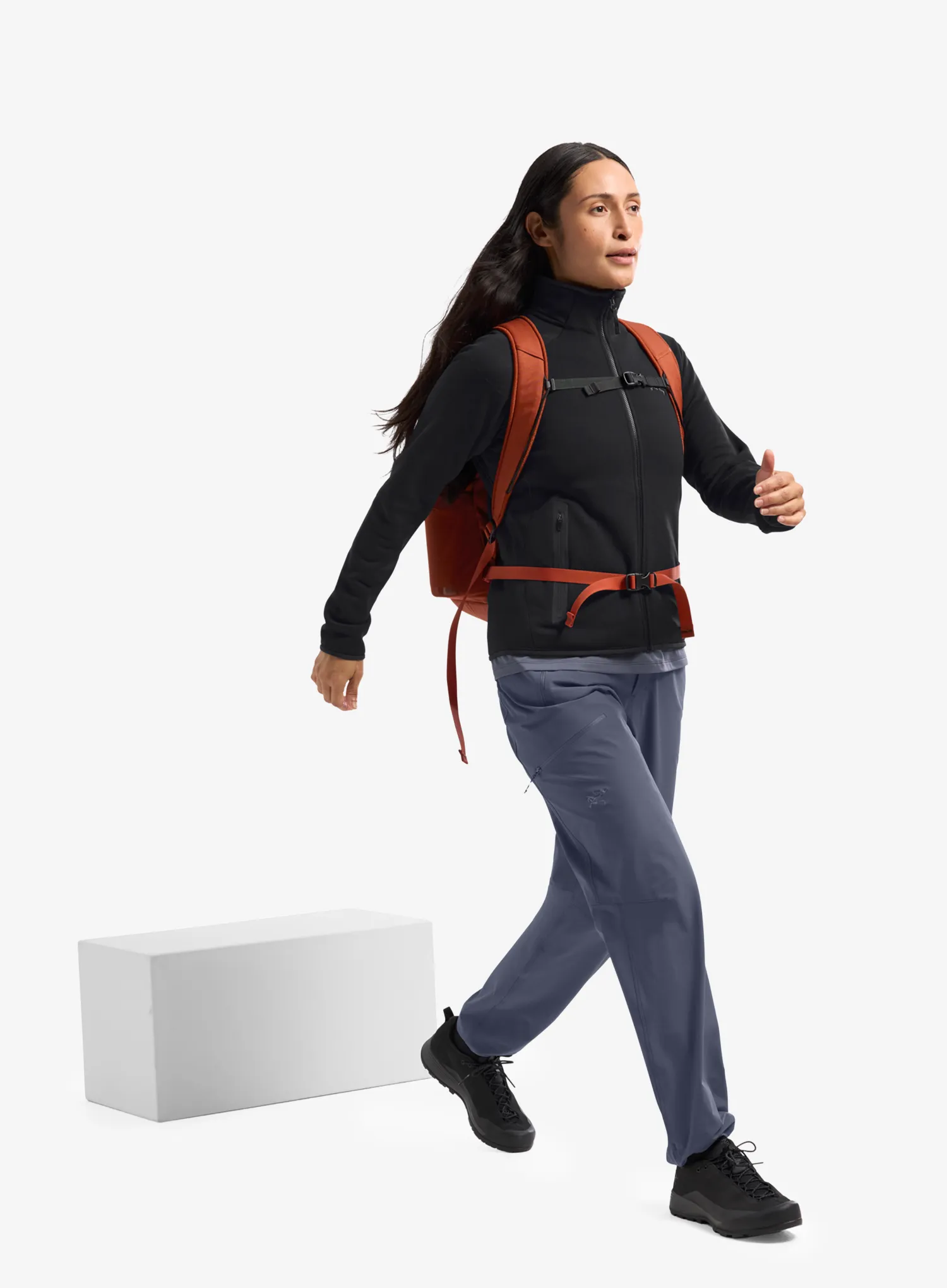 Fleece mikina dámská Arcteryx Kyanite Jacket - blk