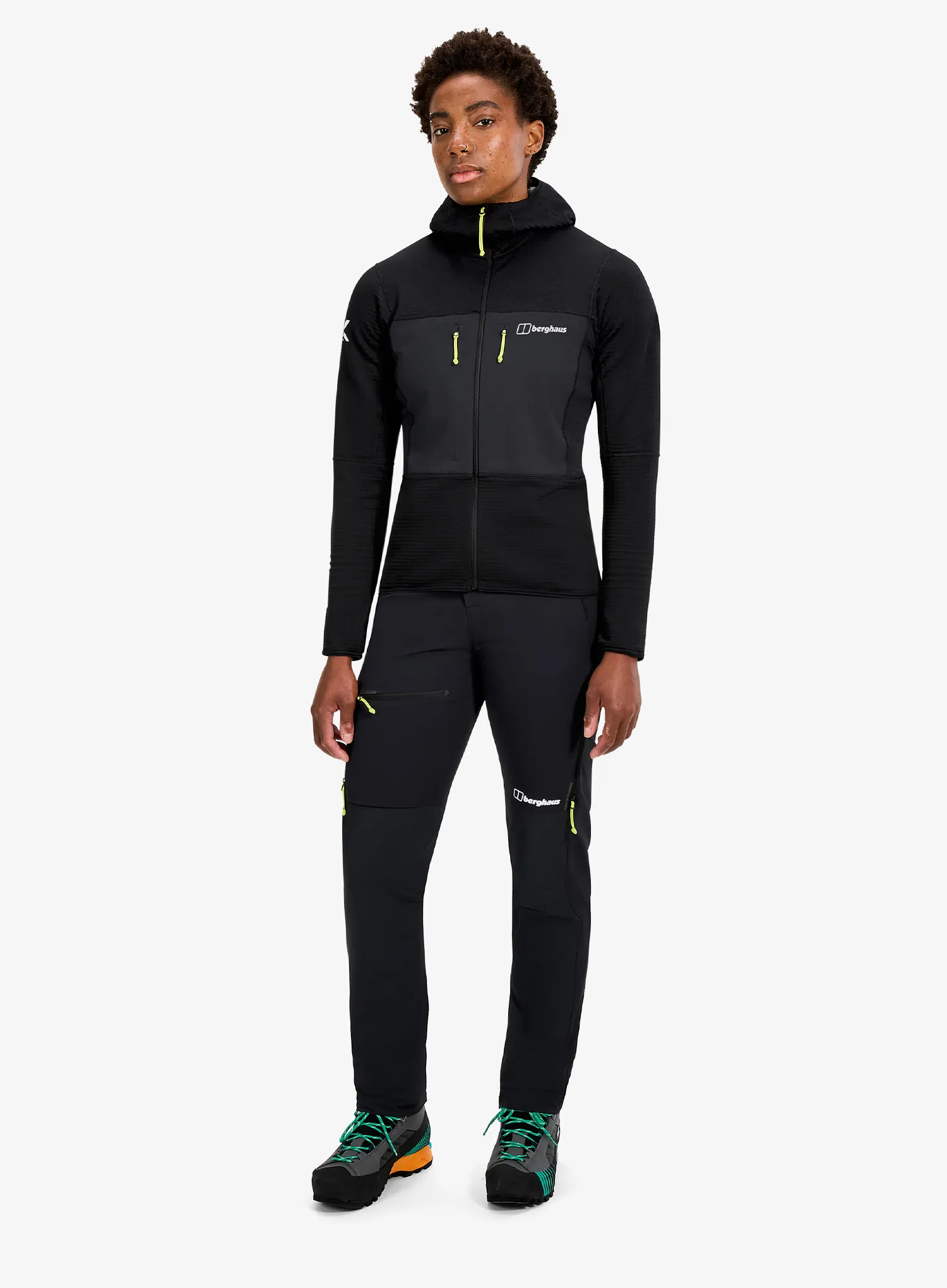 Fleece mikina dámská Berghaus MTN Guide MW Hoody - blk
