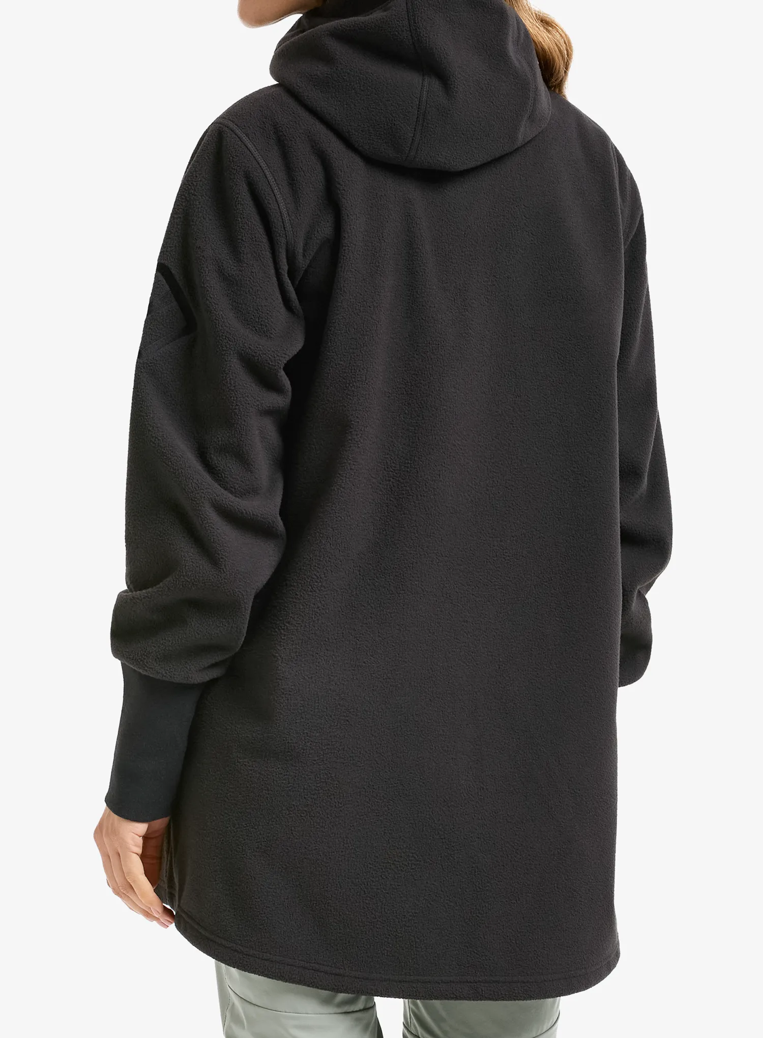 Fleece mikina dámská Didriksons Rinda Fullzip - black