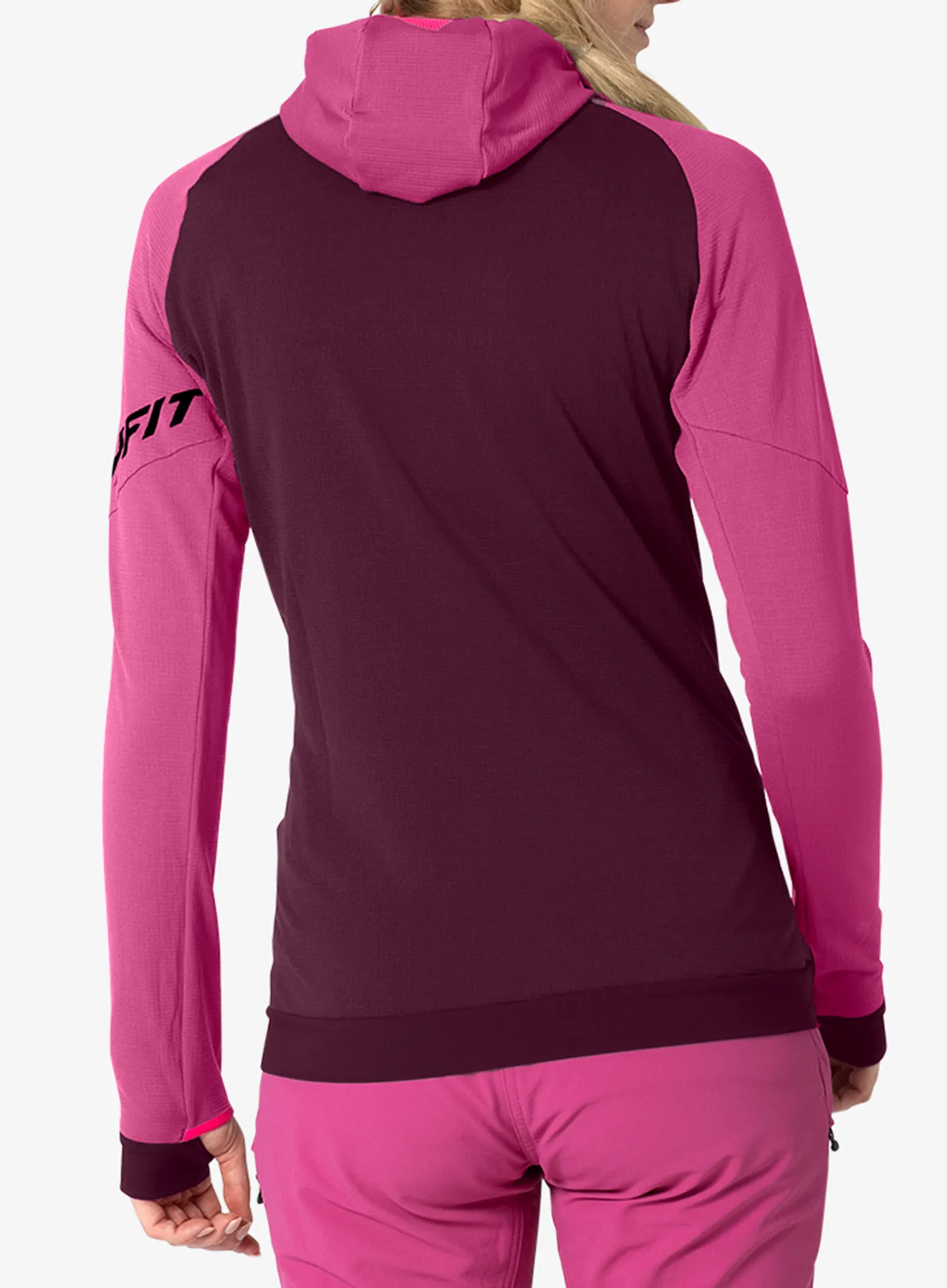 Fleece mikina dámská Dynafit Radical Polartec Hooded Jacket - magenta