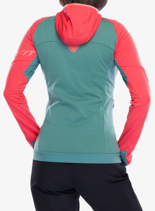 Fleece mikina dámská Dynafit Transalper Ptc Hooded JKT - cabana/atlantic