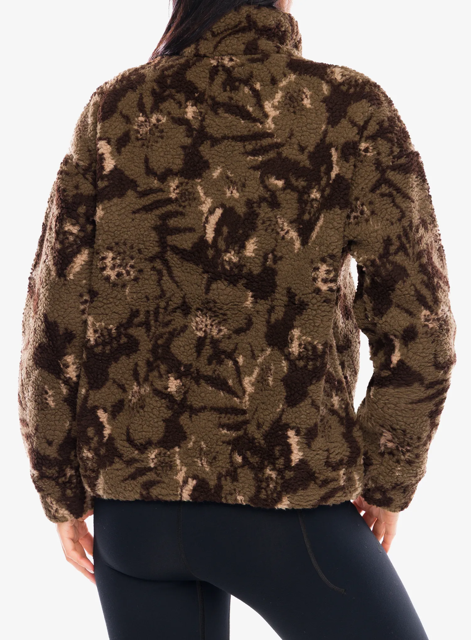 Fleece mikina dámská Kavu Loven - earth bloom