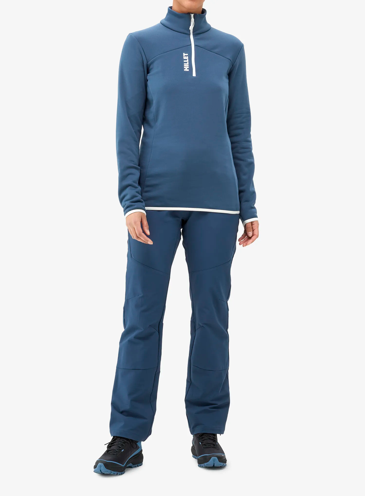 Fleece mikina dámská Millet Seneca Fleece Po - dark denim