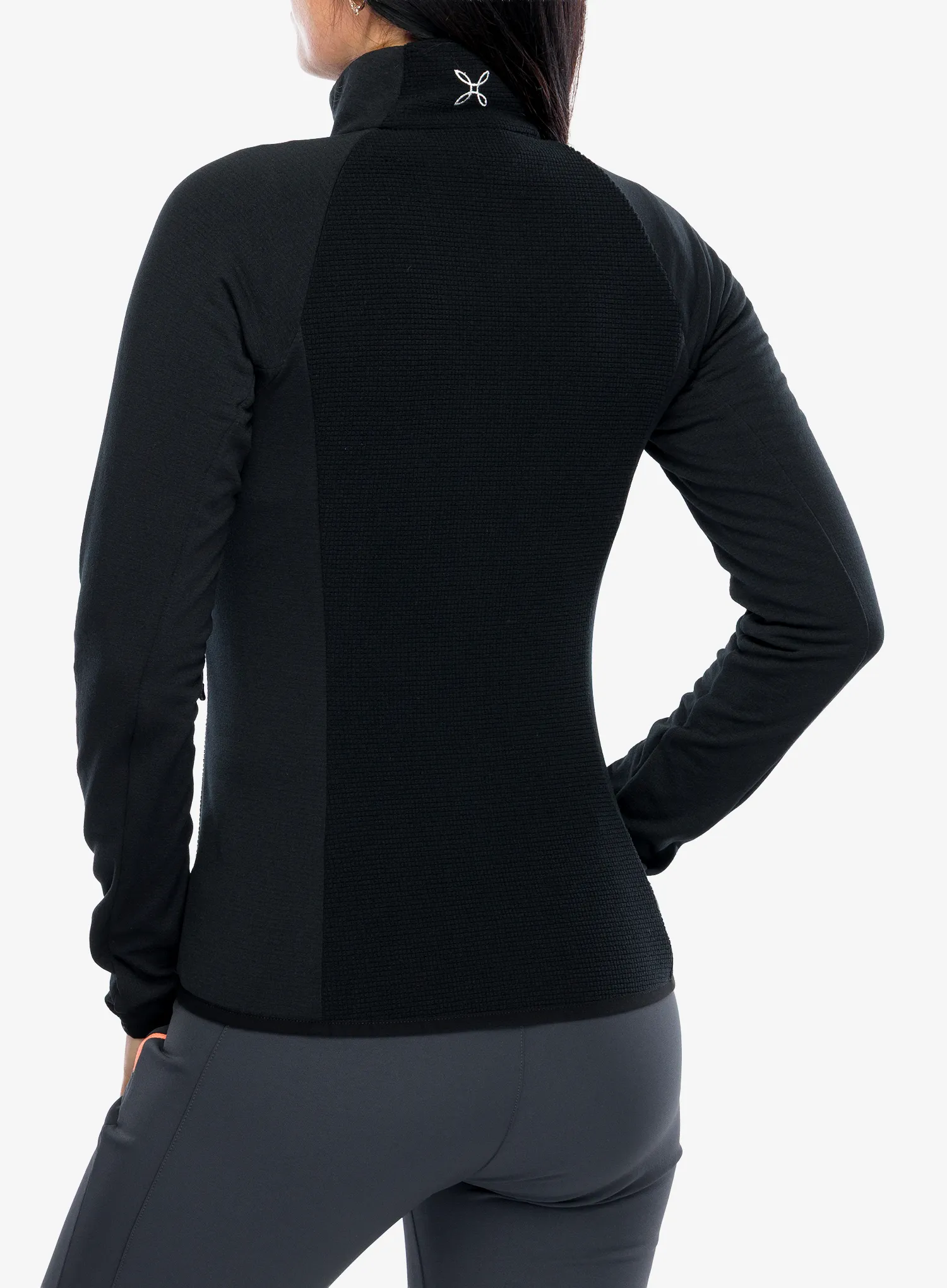 Fleece mikina dámská Montura Stretch 2 Maglia - black/black