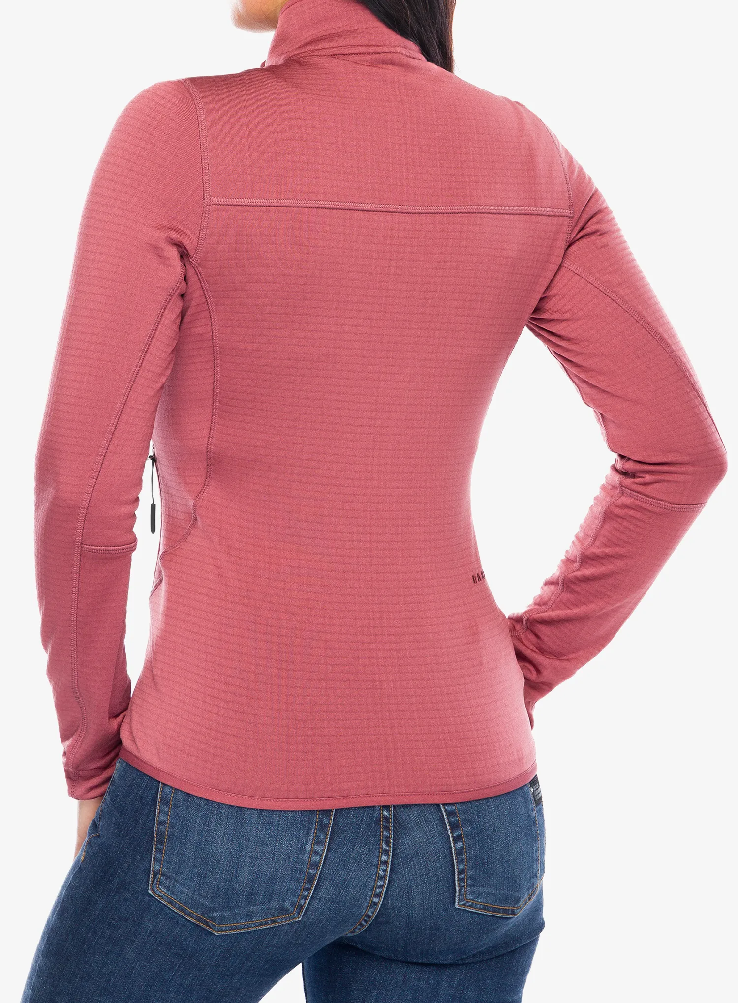 Fleece mikina dámská Oakley Canopy Full Zip Sweatshirt - rosewood
