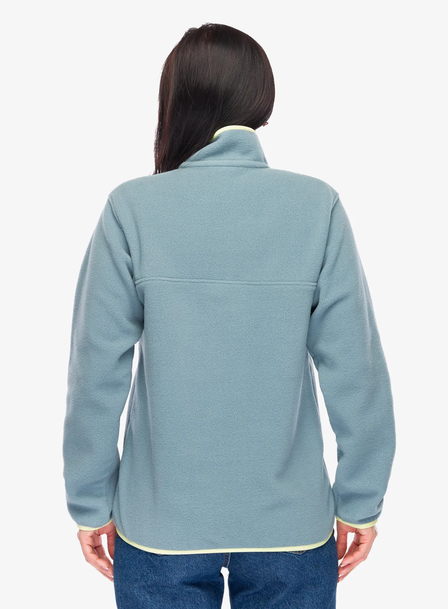 Fleece mikina dámská Patagonia Lightweight Synch Snap-T Pullover - blue sage