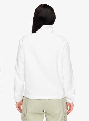 Fleece mikina dámská Patagonia Micro D 1/2 Zip Fleece P/O - birch white