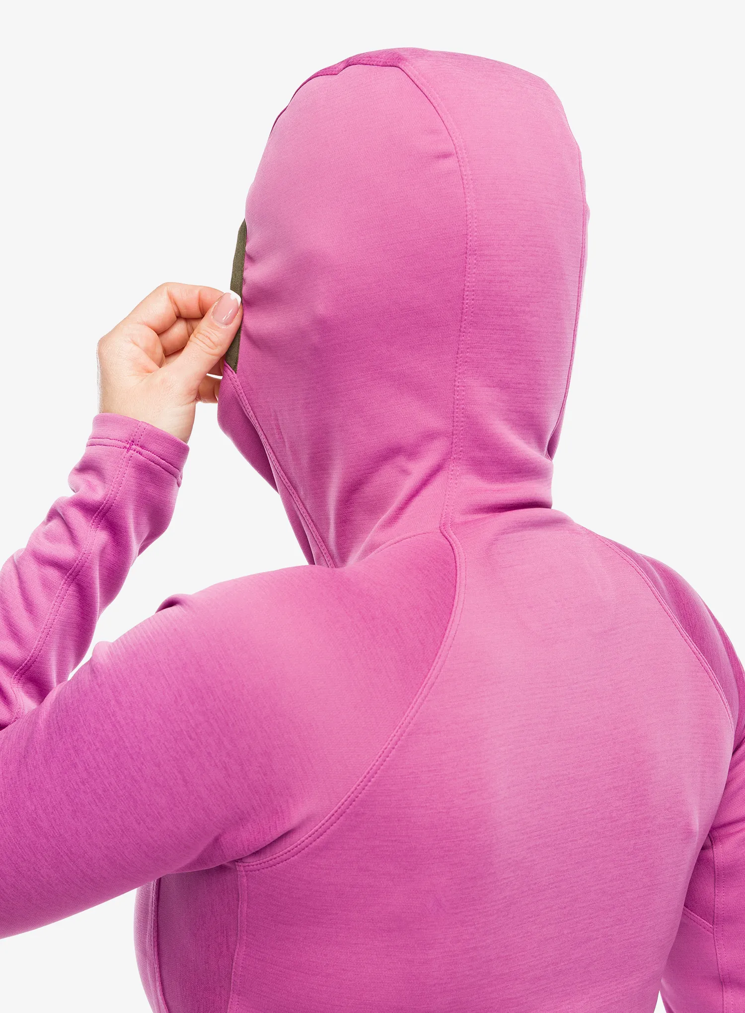 Fleece mikina dámská Patagonia R1 Ultralight Hoody - faded magenta