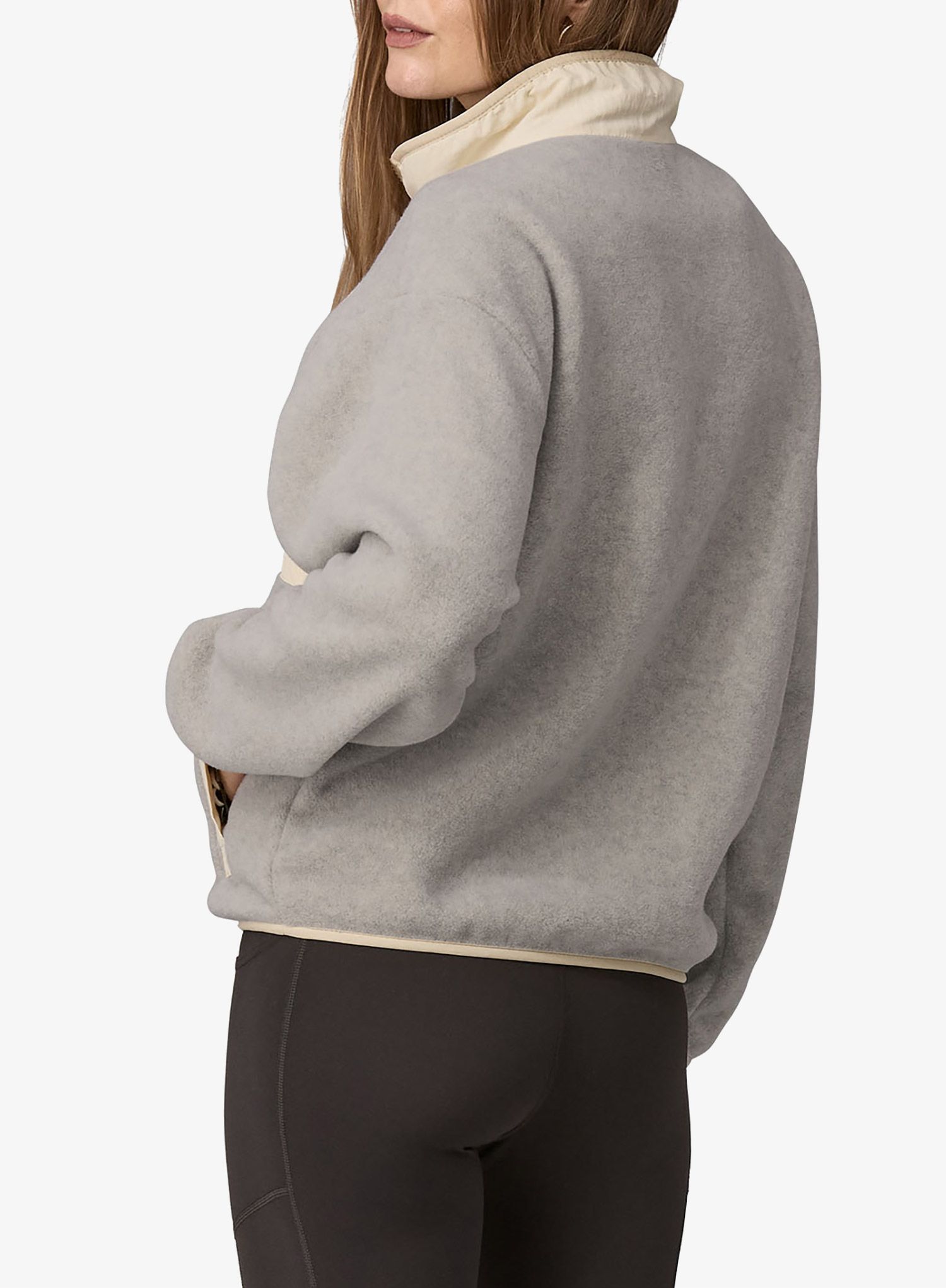 Fleece mikina dámská Patagonia Synch Jacket - oatmeal heather/natural
