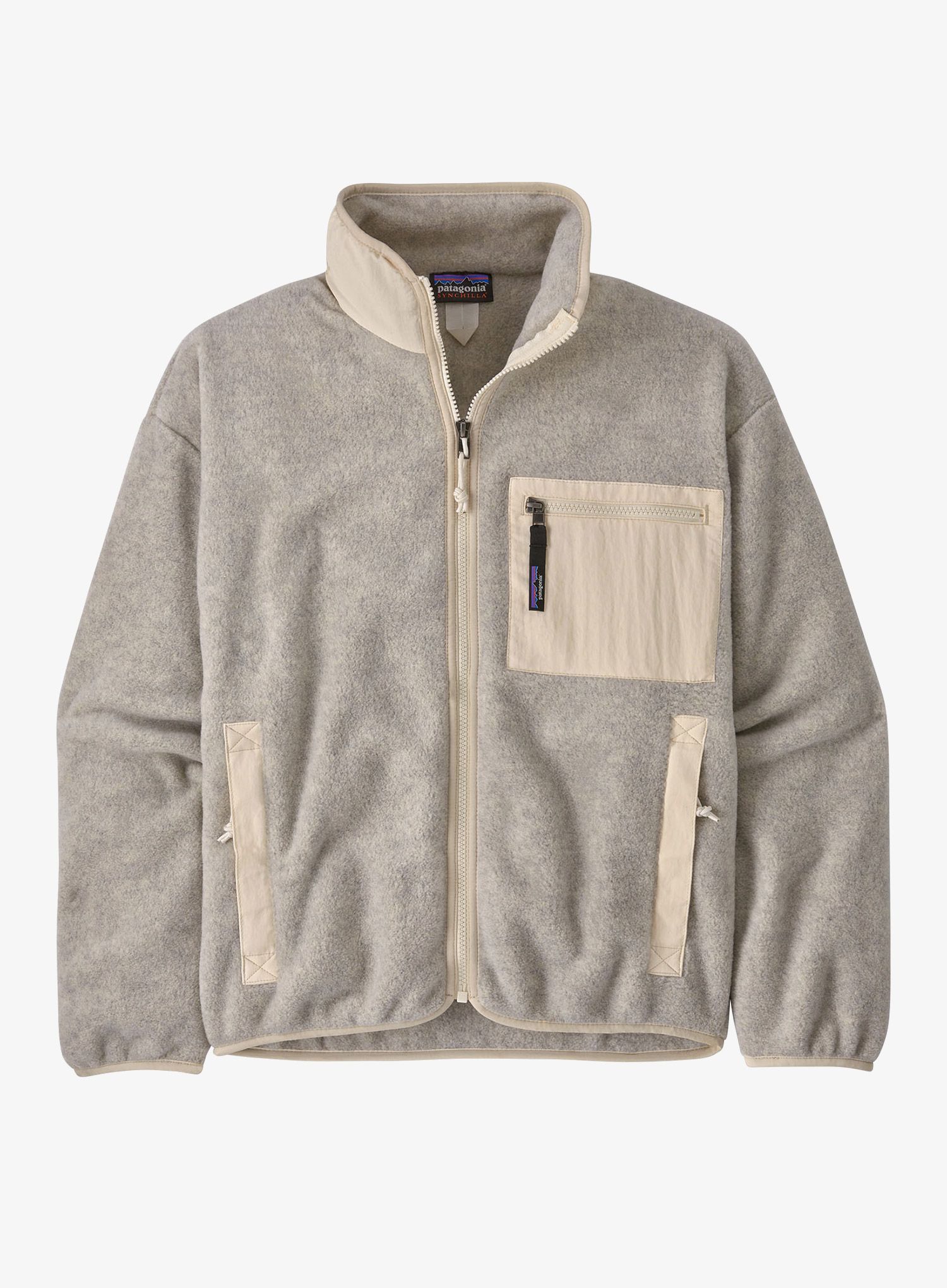 Fleece mikina dámská Patagonia Synch Jacket - oatmeal heather/natural