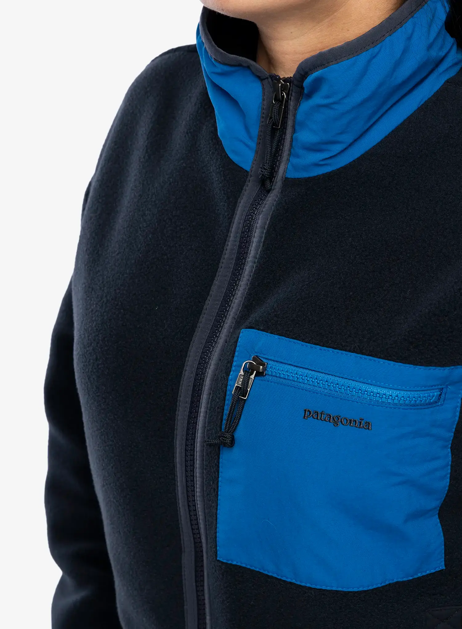 Fleece mikina dámská Patagonia Synch Jacket - pitch blue