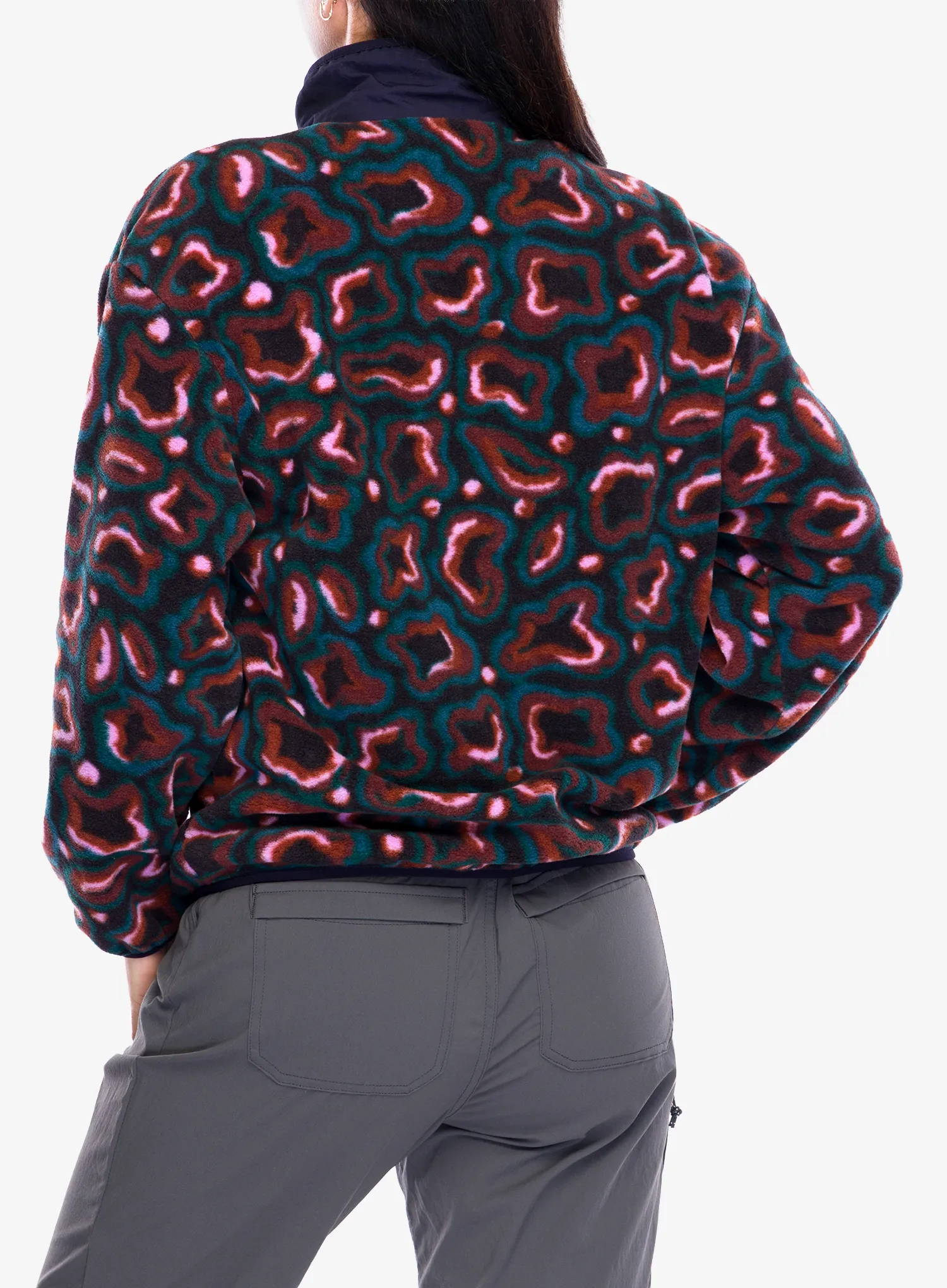 Fleece mikina dámská Patagonia Synch Jkt - soft spirea/dried vanilla