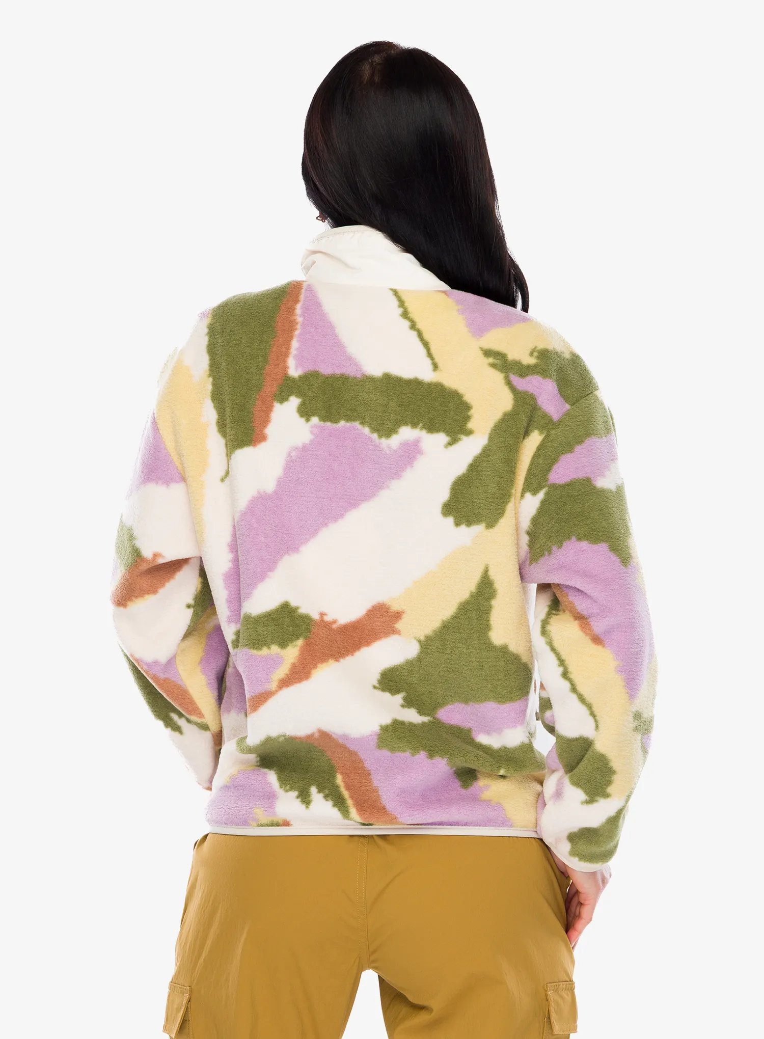 Fleece mikina dámská Patagonia Synch Jkt - sunshine/natural
