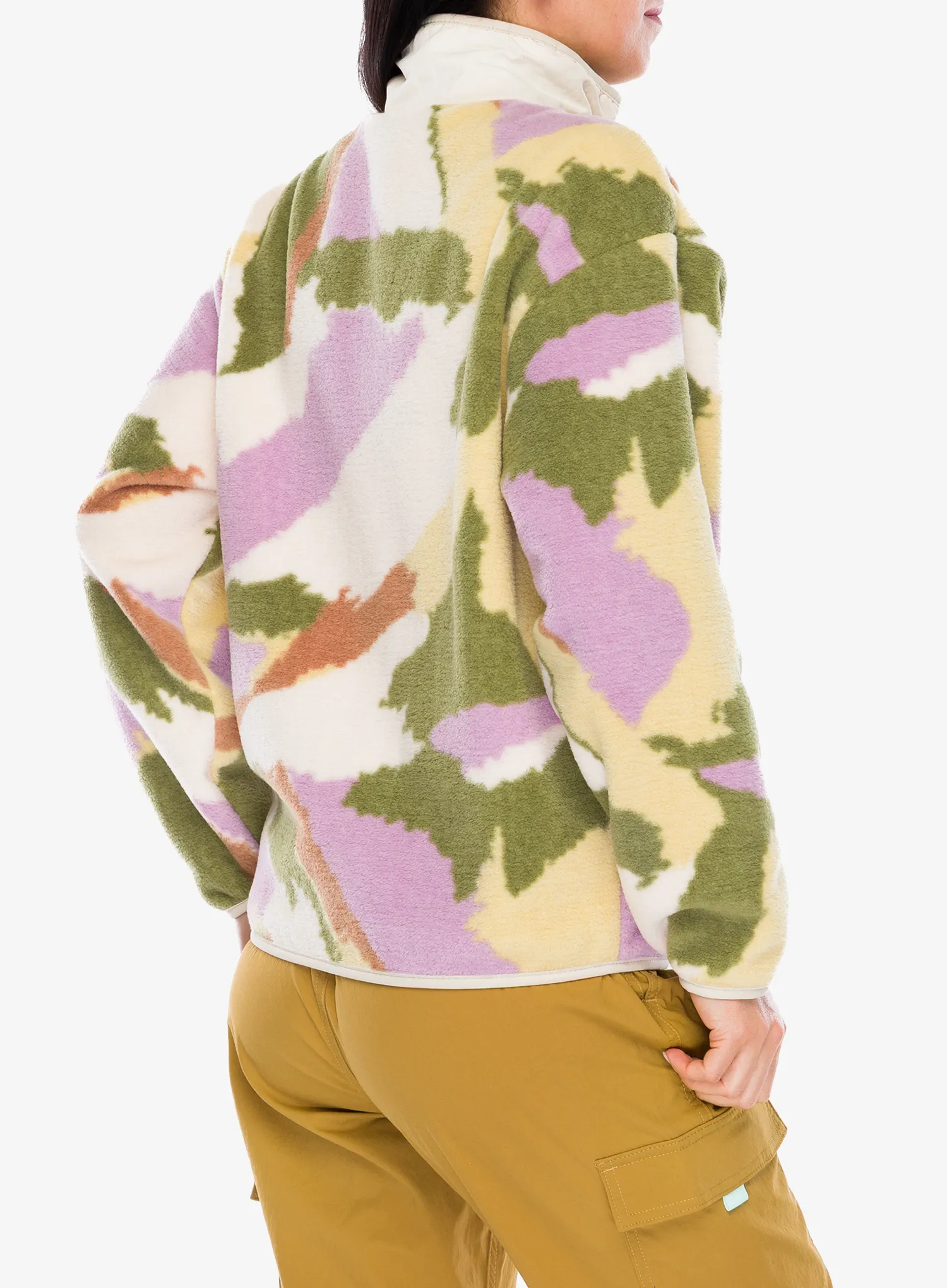 Fleece mikina dámská Patagonia Synch Jkt - sunshine/natural