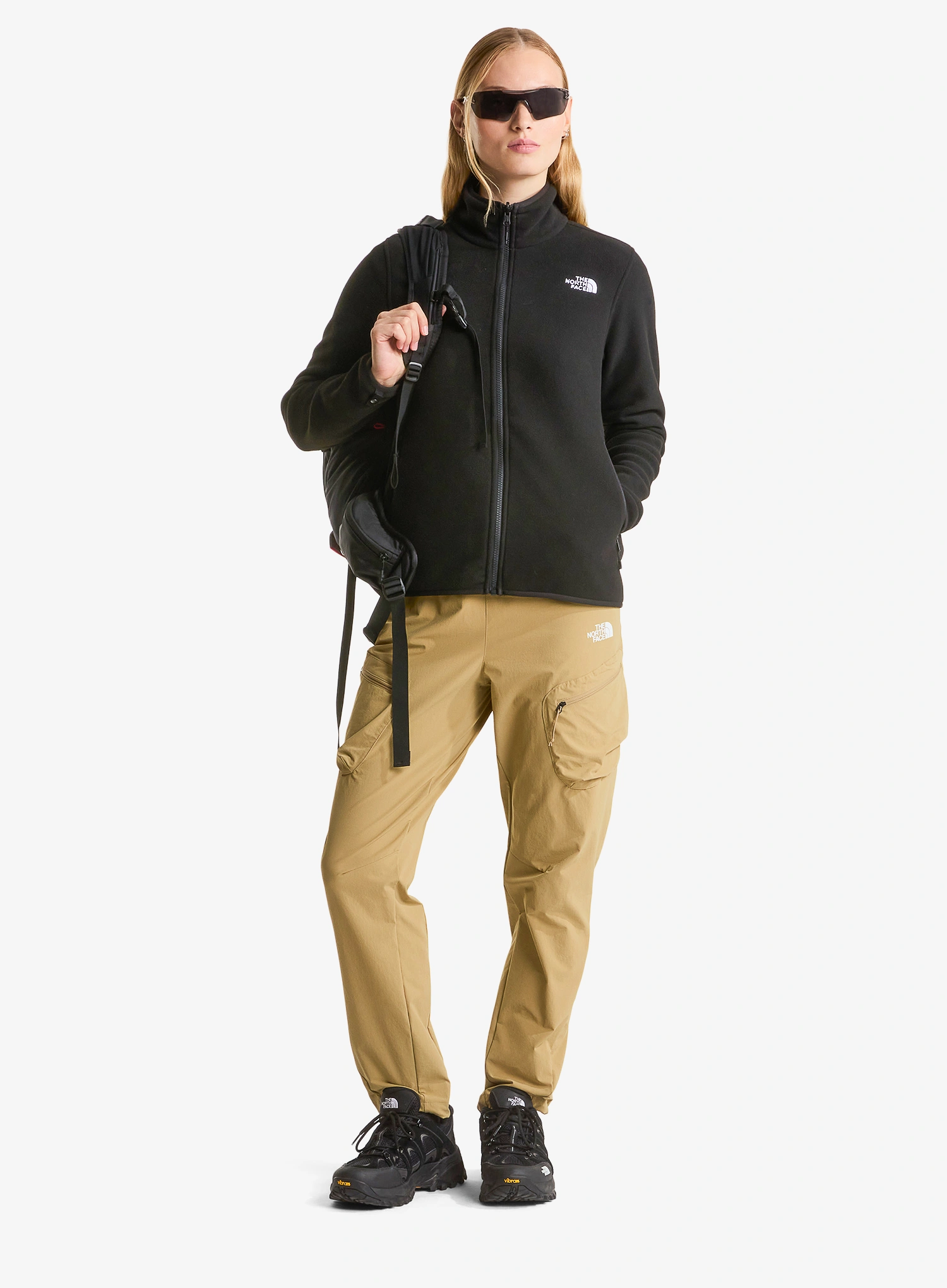 Fleece mikina dámská The North Face Glacier Fleece Jacket - tnf black
