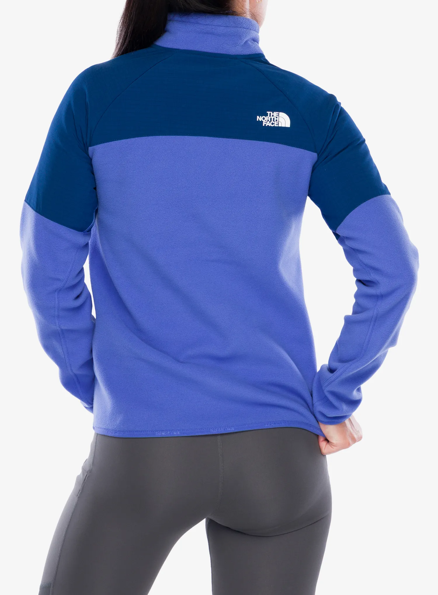 Fleece mikina dámská The North Face Glacier Heavyweight 1/2 Zip Jacket - indigo plum/estate blue