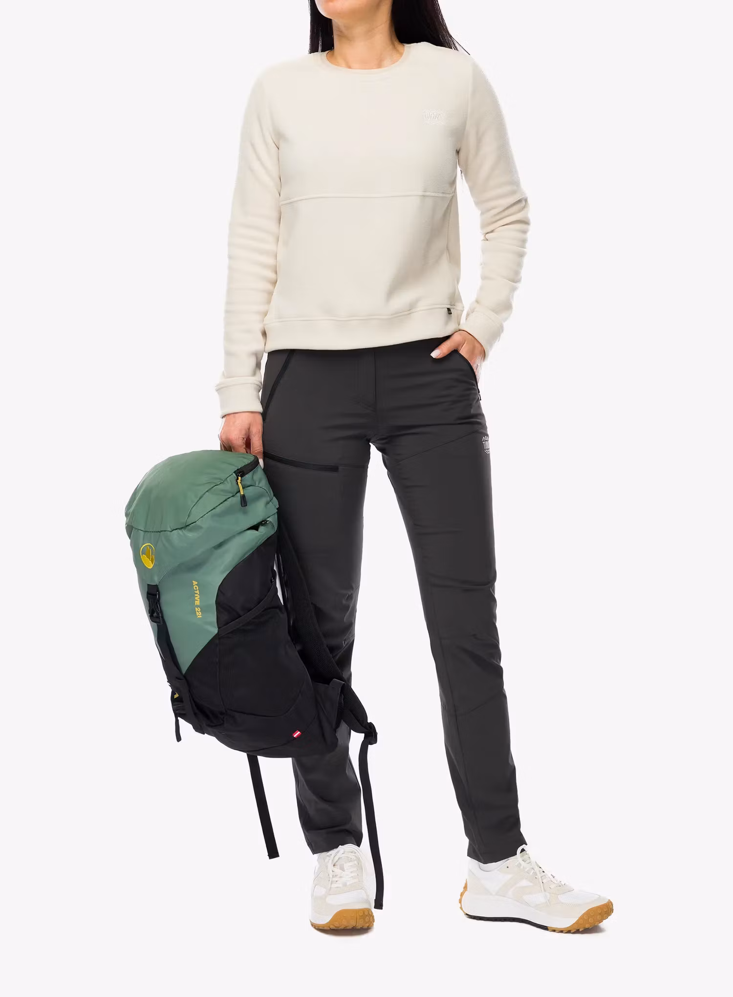 Fleece mikina dámská Turbat Scout Fleece - fog beige