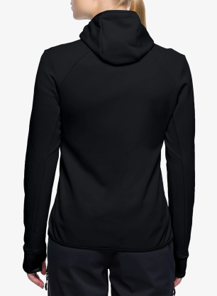 Fleece mikina dámská Vaude Monviso Fleece Jacket III - black/black