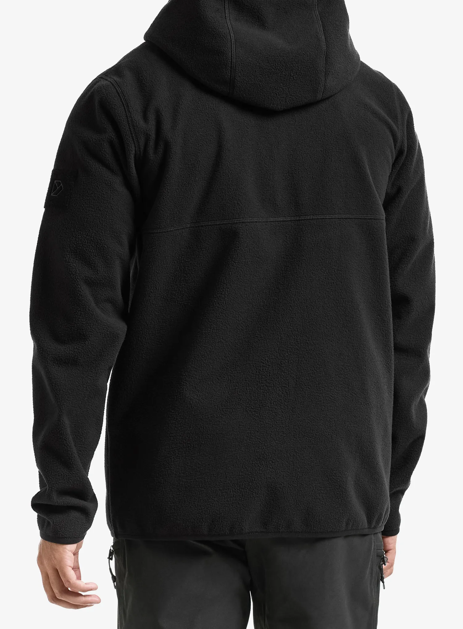 Fleece mikina Didriksons Helmit Fullzip - black
