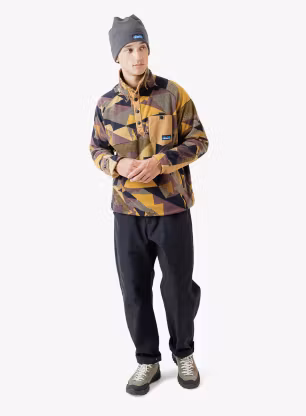 Fleece mikina Kavu Teannaway - angle wood
