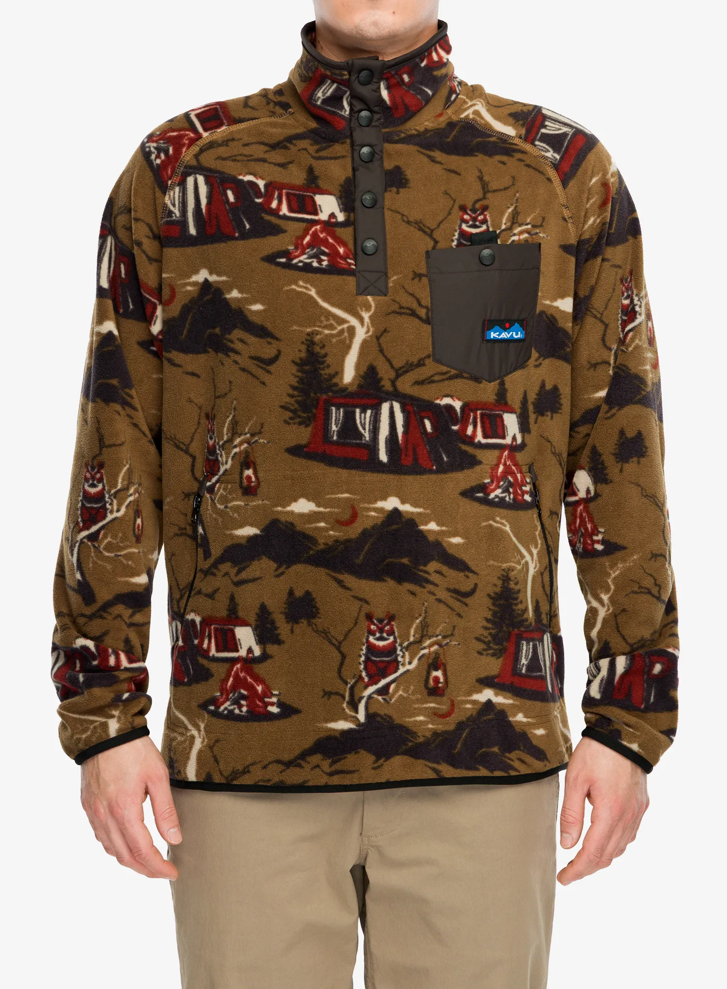 Fleece mikina Kavu Teannaway - highland camp
