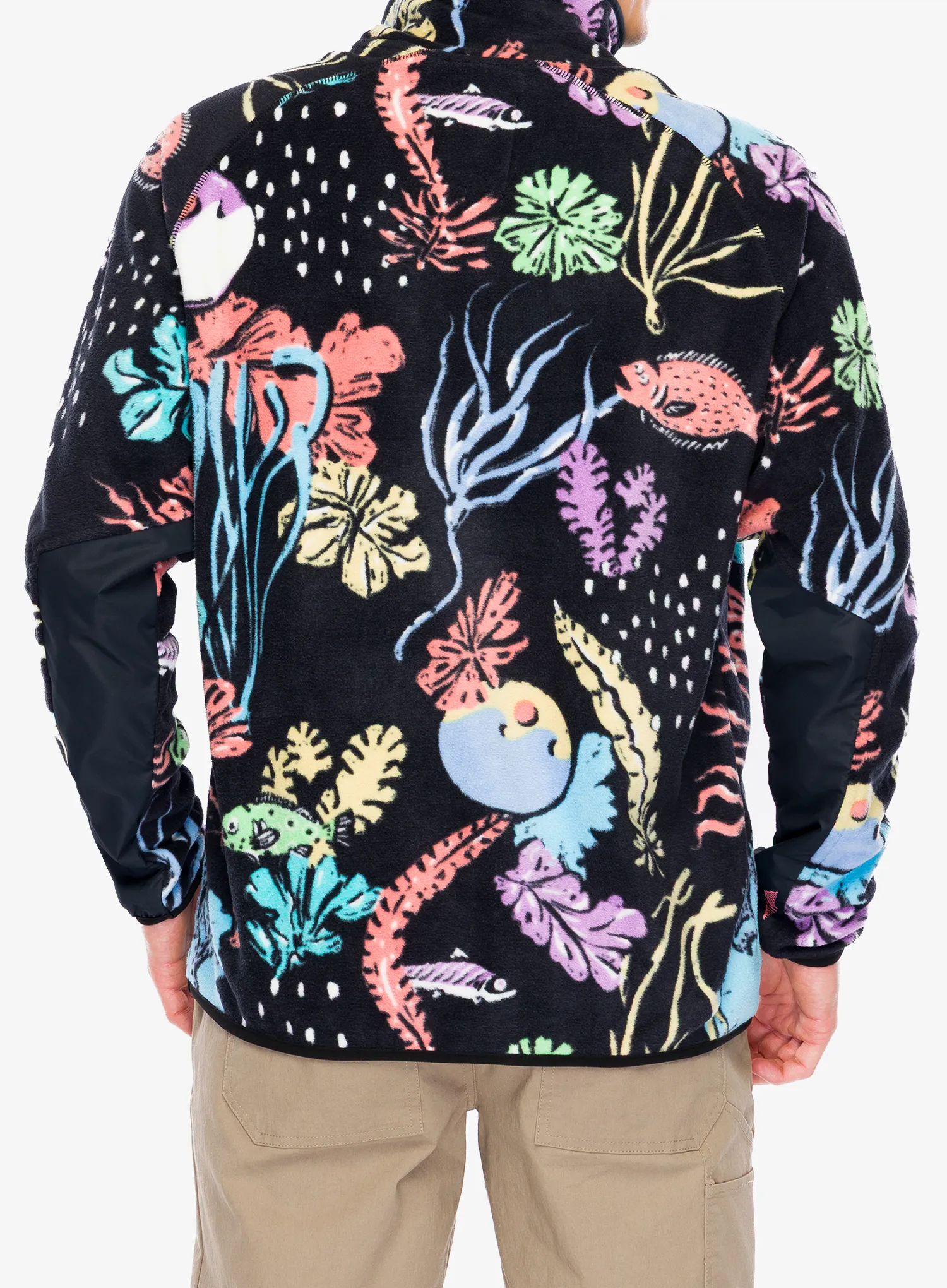 Fleece mikina Kavu Teannaway - sea salad