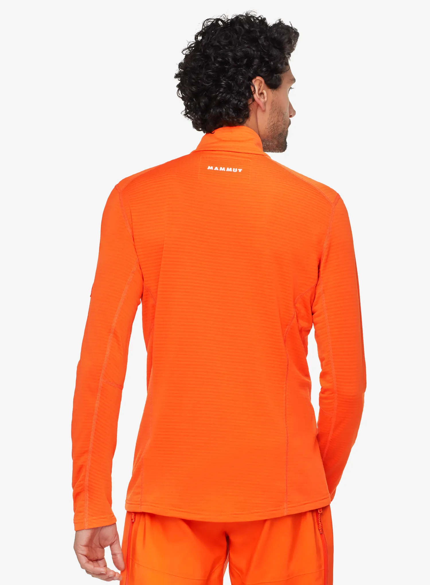 Fleece mikina Mammut Eiger Nordwand Advanced FL Half Zip Pull - eiger orange