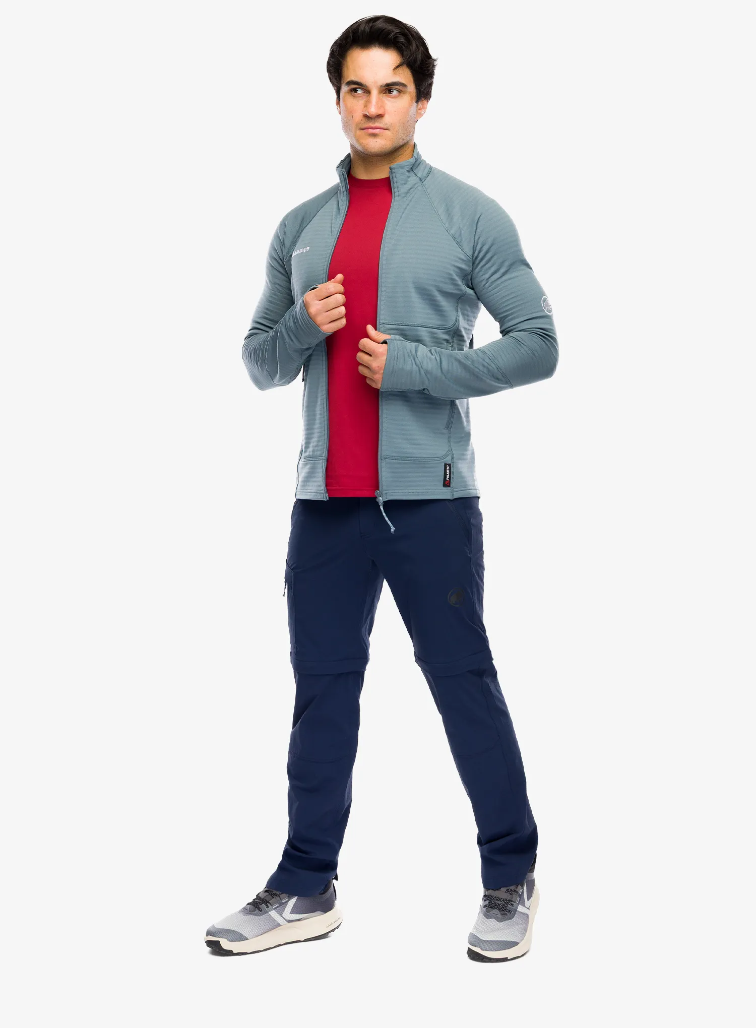 Fleece mikina Mammut Taiss ML Jacket - strata