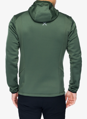Fleece mikina Montura Pulse Hooded Maglia - sage green