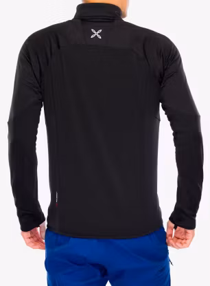 Fleece mikina Montura Rise Maglia - black