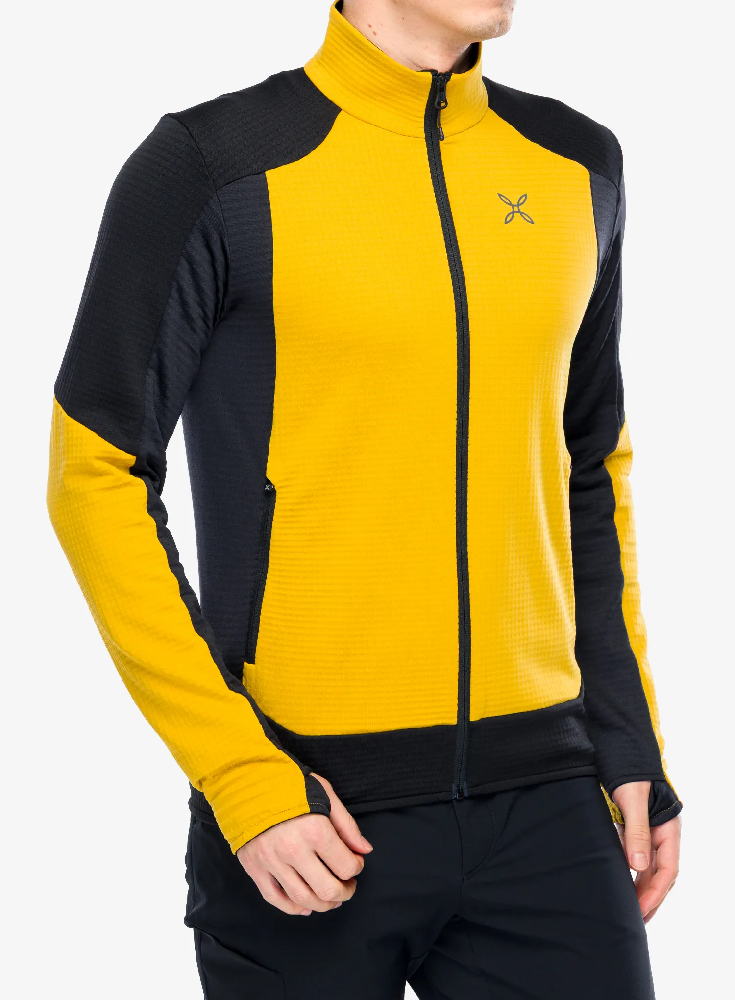 Fleece mikina Montura Stretch Color Maglia - mustard