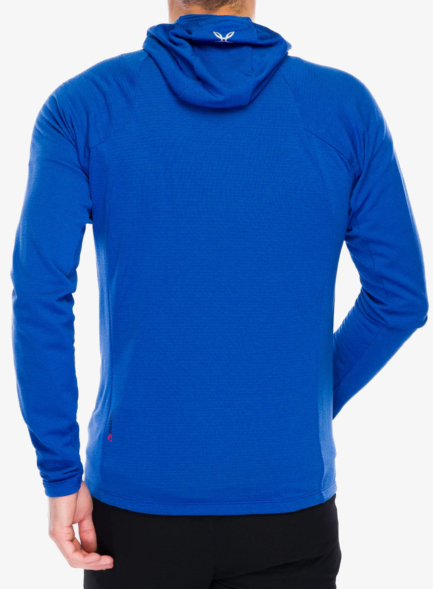 Fleece mikina Montura Vertigo Power Grid Hooded Jacket - b.blue/graphite blue